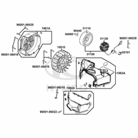 Lichtmaschine & Luftleitblech Zylinderabdeckung