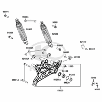 Stoßdämpfer hinten & Schwingarm