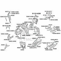 Verkleidung vorne & Trittbrett