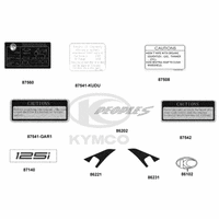 Emblem, Aufkleber & Hinweisschilder