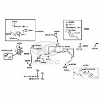 Hauptbremszylinder, Bremssättel, Bremshebel & Bremsschlauch