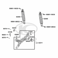 Federbein & Schwingarm hinten