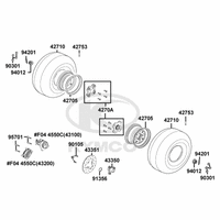 Räder hinten & Bremsscheibe