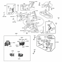Radaufhängung hinten & Bremssattel Parkbremse