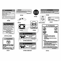 Aufkleber & Hinweis - Schilder