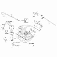 Tank, Benzinpumpe & Tankschloss