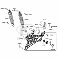 Stoßdämfer hinten & Schwingarm