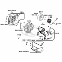 Lichtmaschine & Luftleitblech Zylinderabdeckung