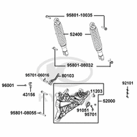 Federbein & Schwingarm hinten
