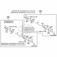 Einzelteile Antriebswelle