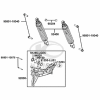 Stoßdämfer hinten & Schwingarm