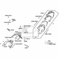 Rücklicht & hintere Radabdeckung