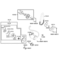 Ölpumpe, Anlasser & Anlasserfreilauf