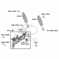 Federbein & Schwingarm hinten