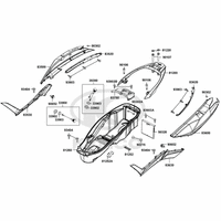 Verkleidung hinten & Helmfach