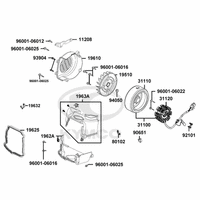 Lichtmaschine & Luftleitblech Zylinderabdeckung