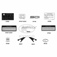 Emblem, Aufkleber & Hinweisschilder