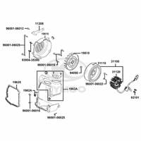 Lichtmaschine & Luftleitblech Zylinderabdeckung
