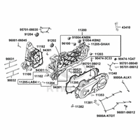 Kurbelgehäuse & Variomatikdeckel
