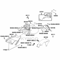 Rücklicht, Spritzschutz & Radabdeckung hinten