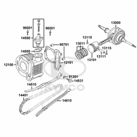 Zylinder & Kurbelwelle