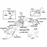 Rücklicht, Spritzschutz & Radabdeckung hinten