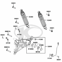 Stoßdämpfer hinten & Schwingarm