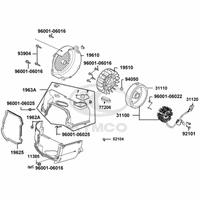 Lichtmaschine & Luftleitblech Zylinderabdeckung