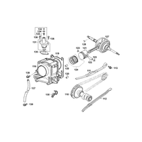 Zylinder, Kolben & Kurbelwelle