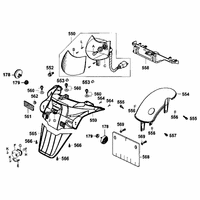 Rücklicht & hintere Radabdeckung