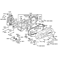 Kurbelgehäuse kpl. & Variomatikdeckel