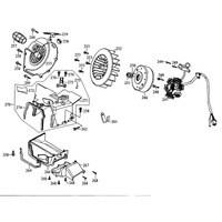 Lichtmaschine, Lüfter & Zylinderabdeckung