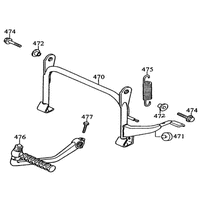Ständer & Kickstarterhebel
