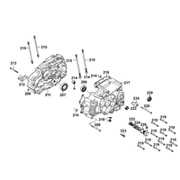 Kurbelgehäusehälften
