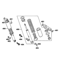 Stossdämpfer hinten