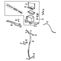 Hauptbremszylinder vorne