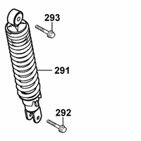Stossdämpfer hinten