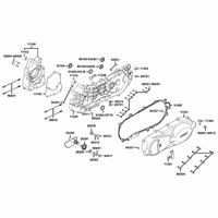Kurbelgehäuse kpl. & Variomatikdeckel