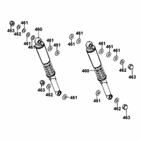 Stossdämpfer hinten