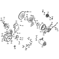 Lichtmaschine, Anlasser & Gehäusedeckel