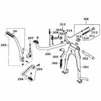 Hauptständer & Pedale