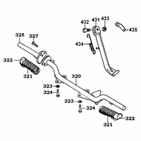 Fußrastenträger & Seitenständer