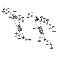 Stossdämpfer hinten