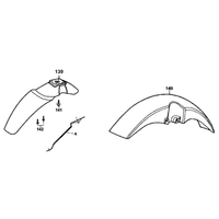 Kotflügel vorne Off & On Road