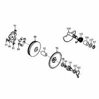 Fliehkraft  Antriebsscheibe