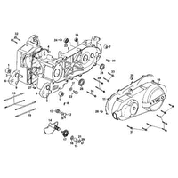 Kurbelgehäuse kpl. & Variomatikdeckel