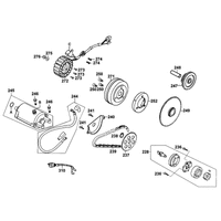 Elektrischer Anlasser, Lichtmaschine & Ölpumpe