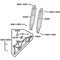 Stossdämpfer hinten