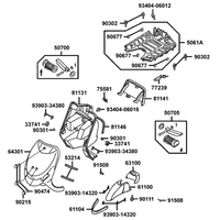 Verkleidung, Kotflügel vorne & Trittbrett