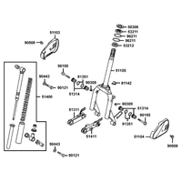 Gabeljoch, Lenkkopflager & Gabel